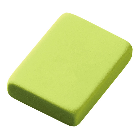 Kids Square Rubber Erasers Yellow